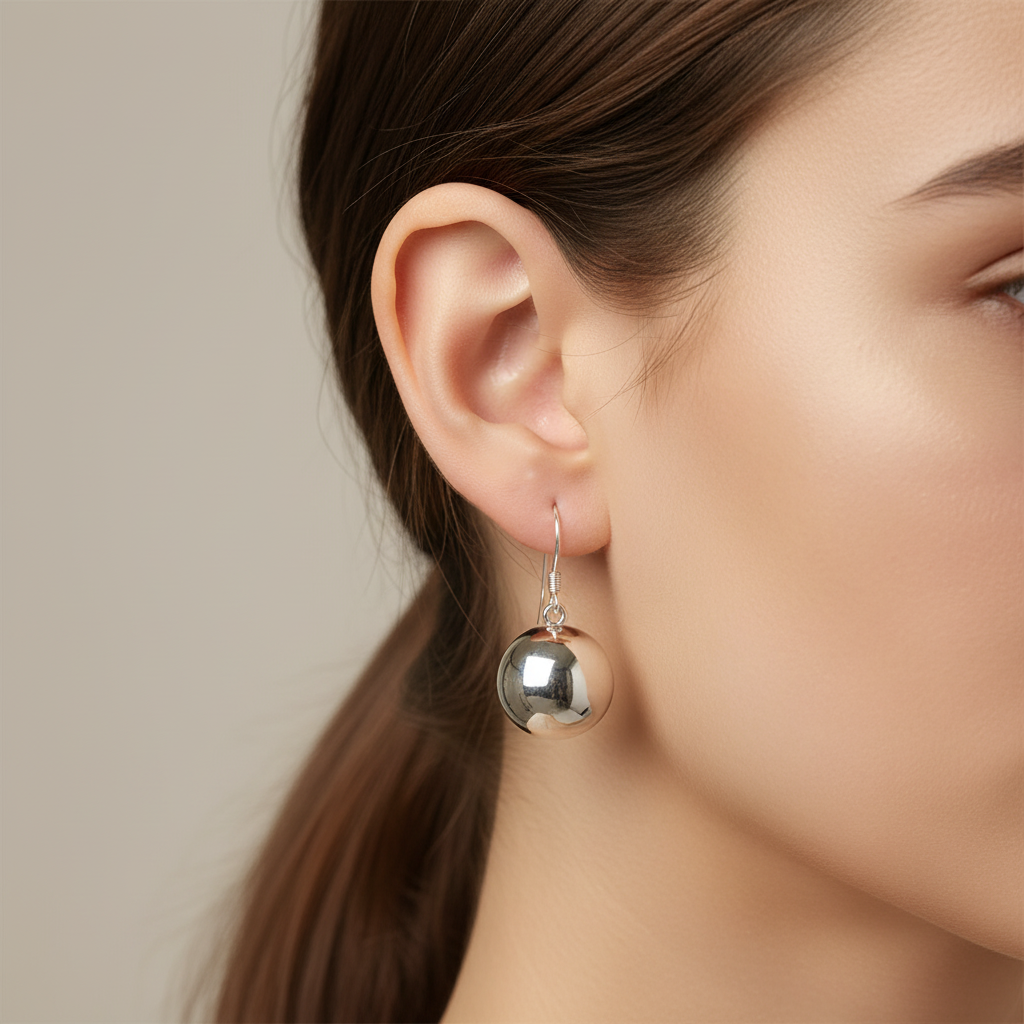 Simply Silver Earring 12mm