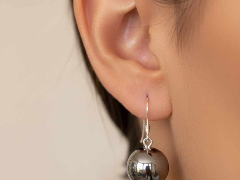 Simply Silver Earring 14mm
