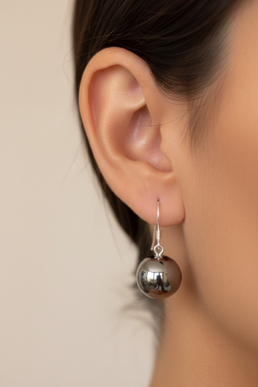 Simply Silver Earring 14mm