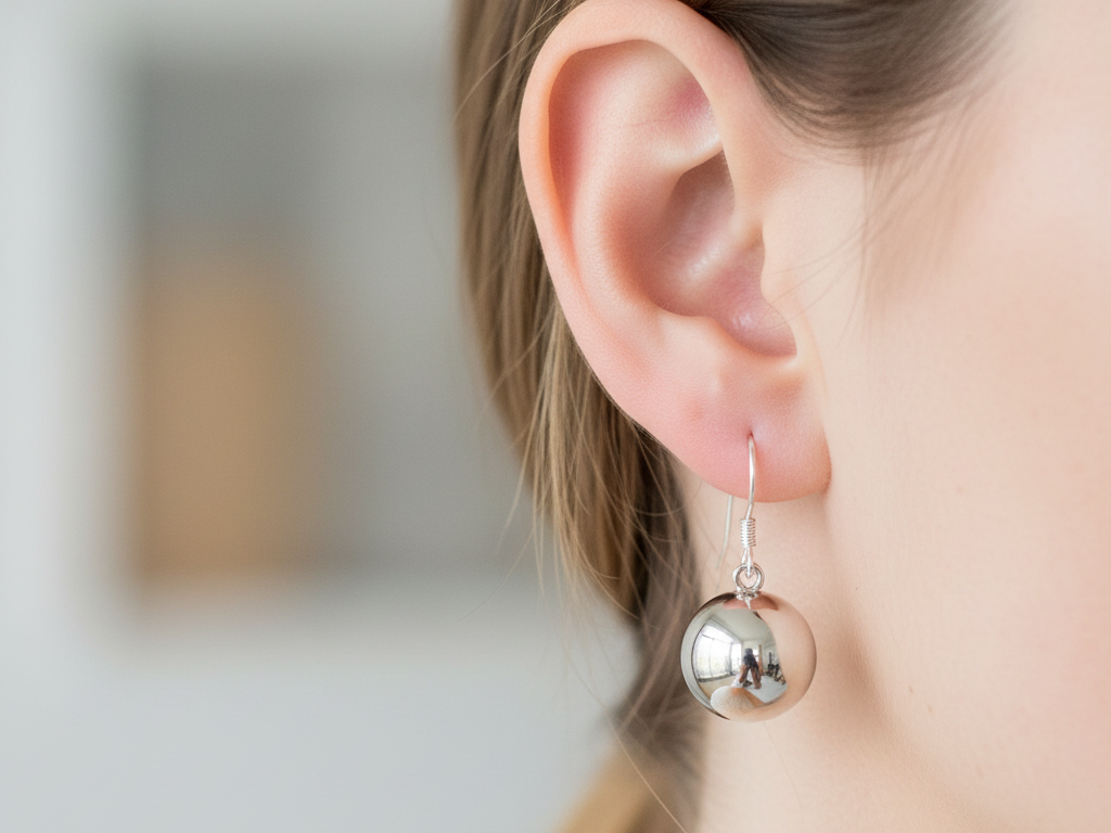 Simply Silver Earring 18mm