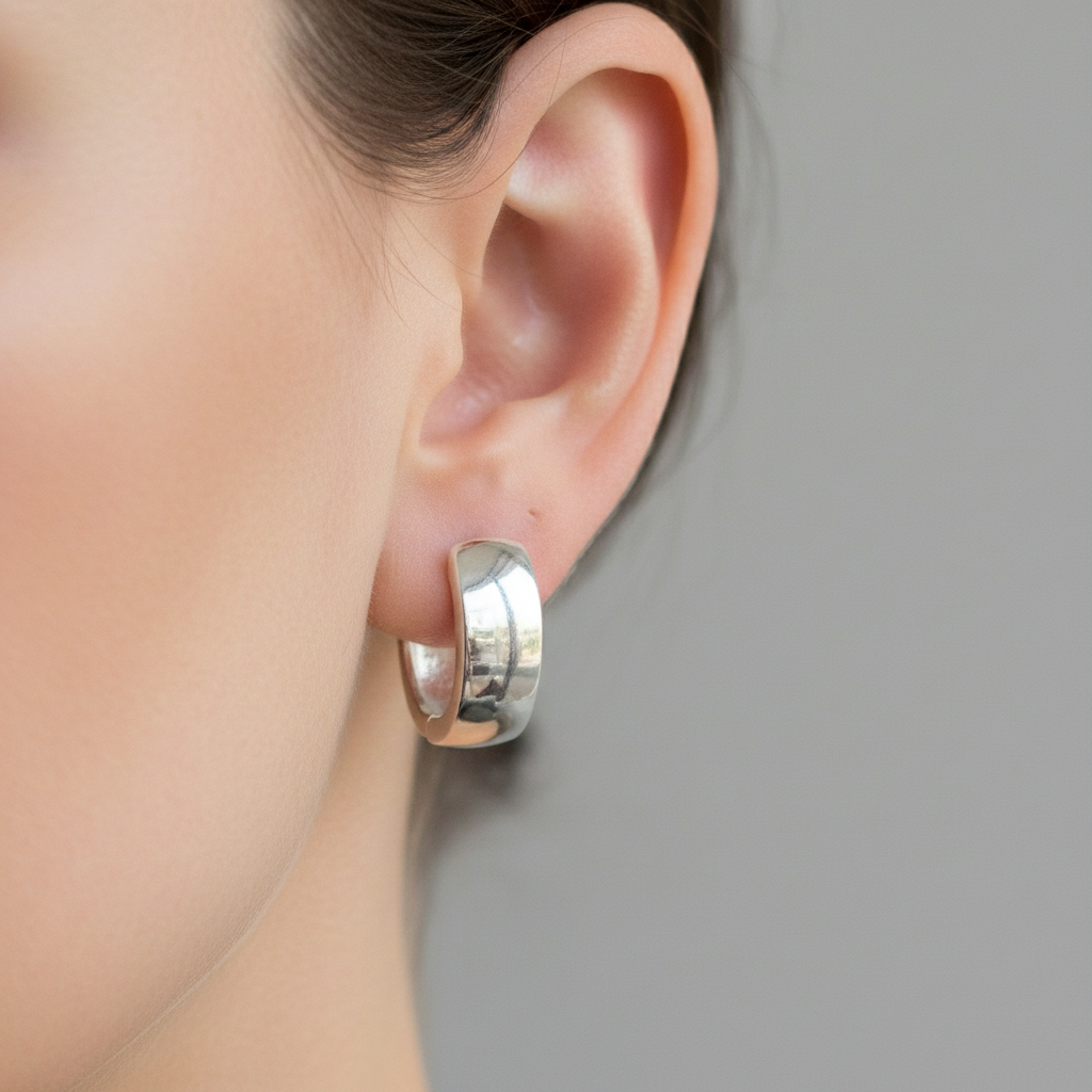 Simply Silver Earring