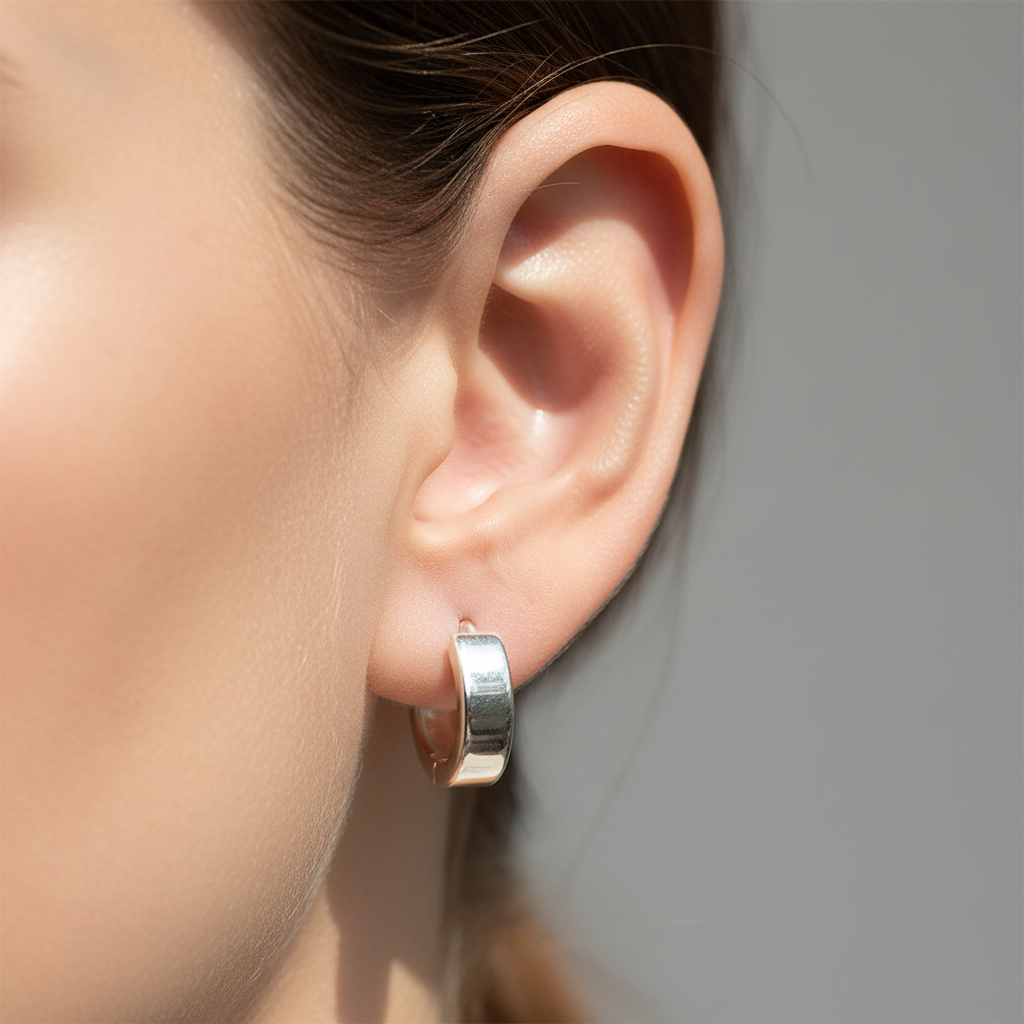 Simply Silver Earring