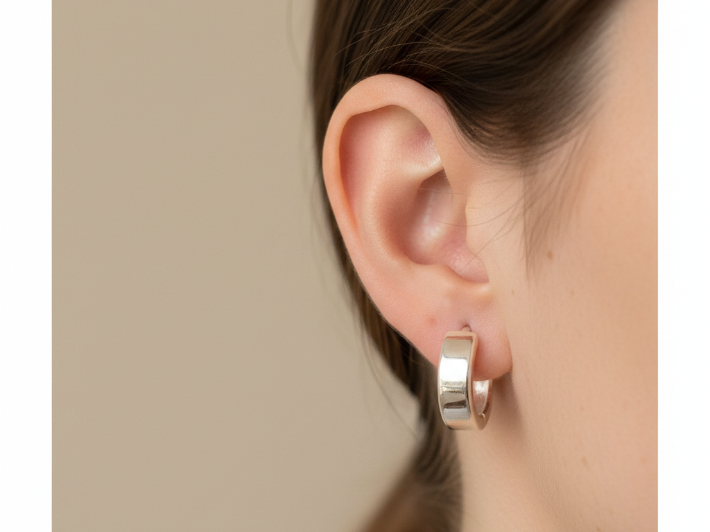 Simply Silver Earring