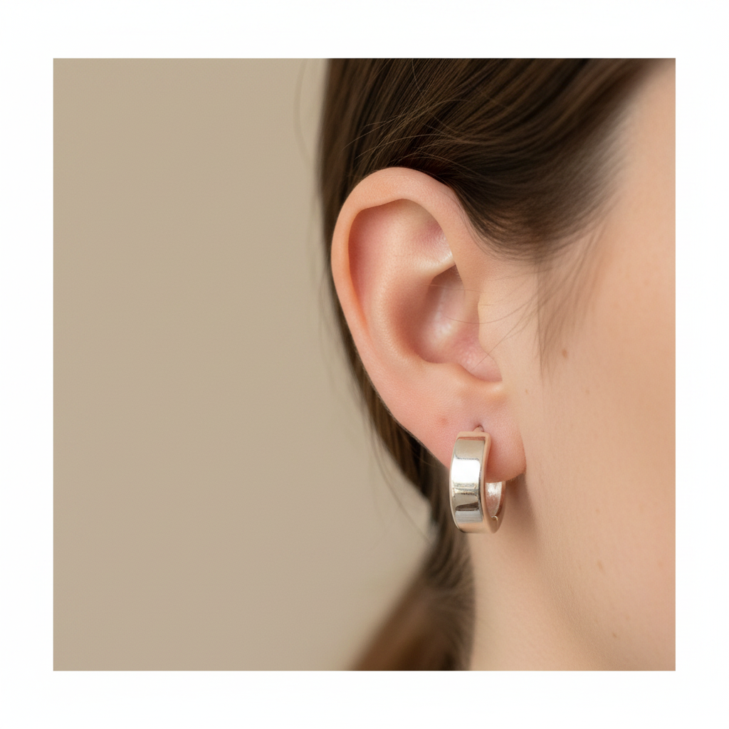 Simply Silver Earring