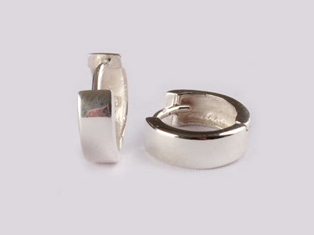 Simply Silver Huggies Earring
