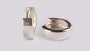 Simply Silver Huggies Earring