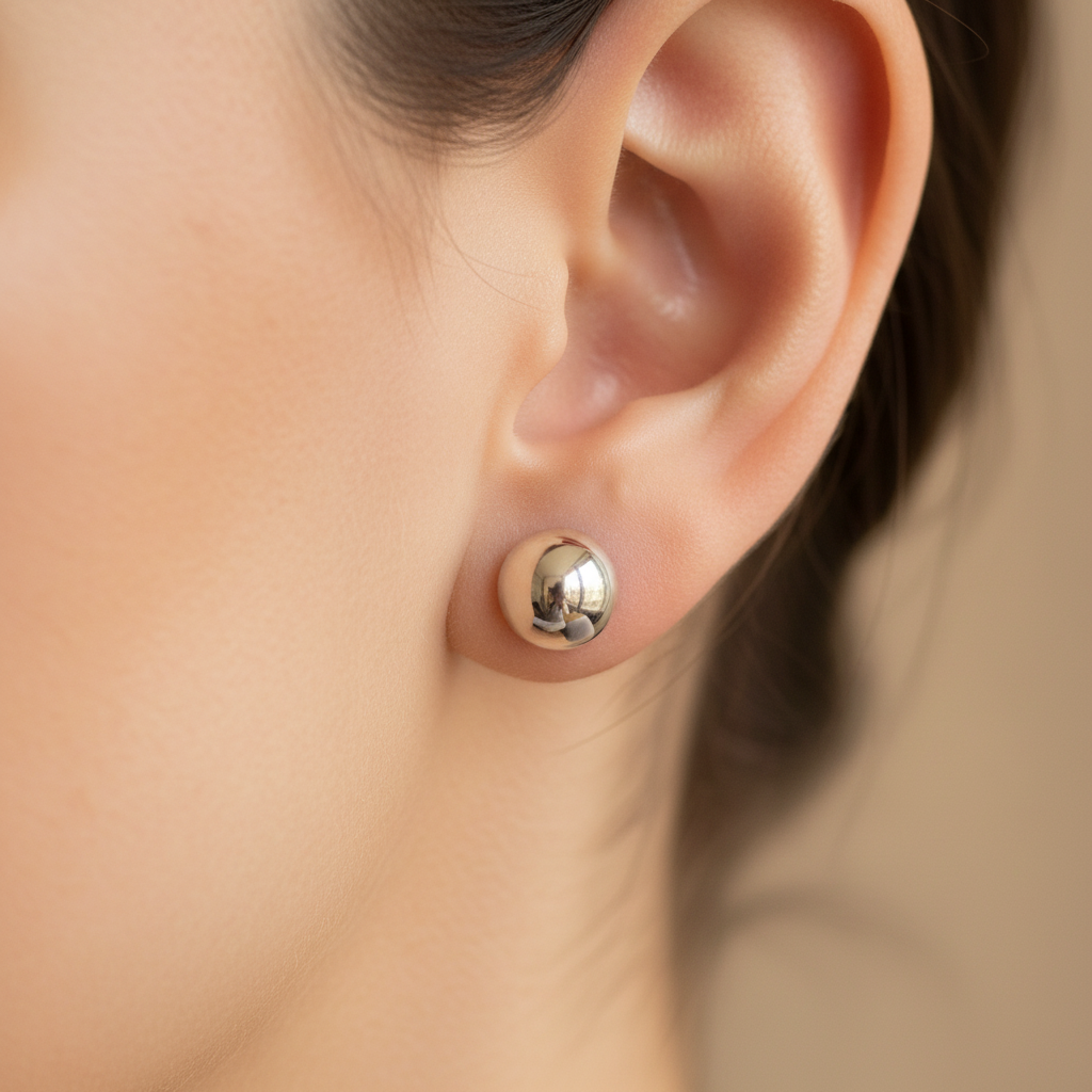 Simply Silver Earring