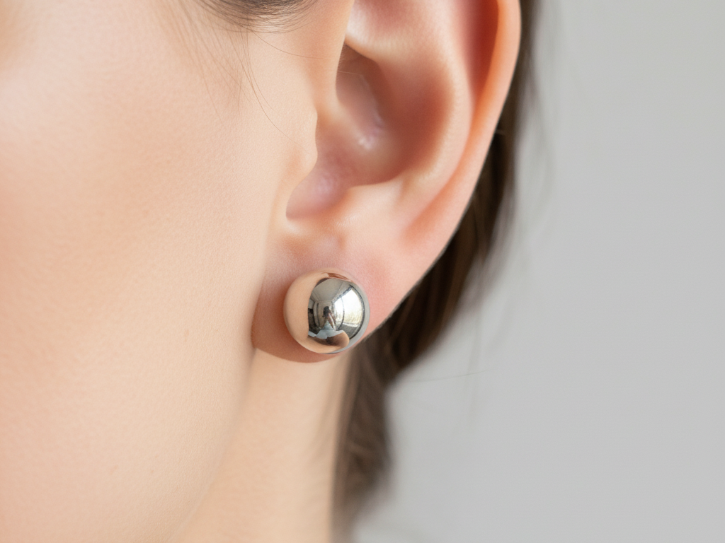 Simply Silver Earring