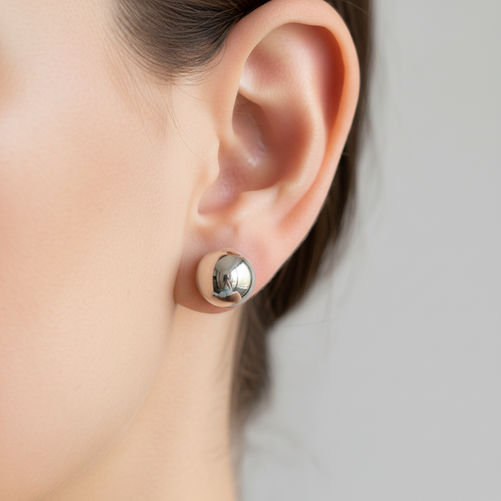 Simply Silver Earring