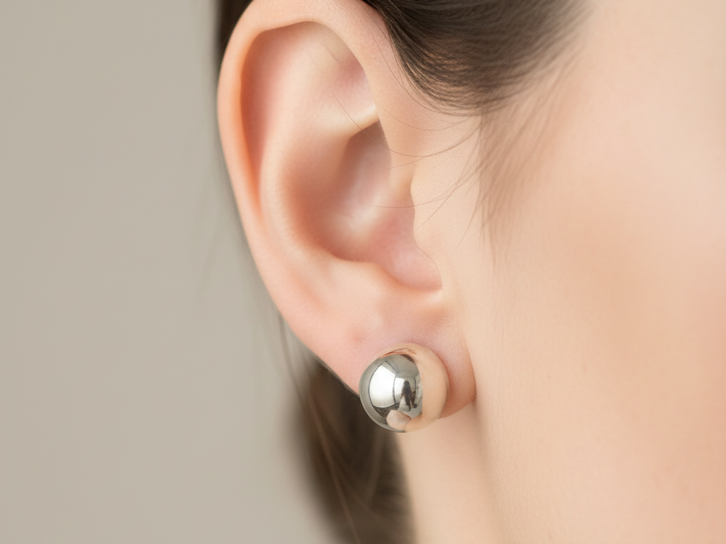 Simply Silver Earring 16mm