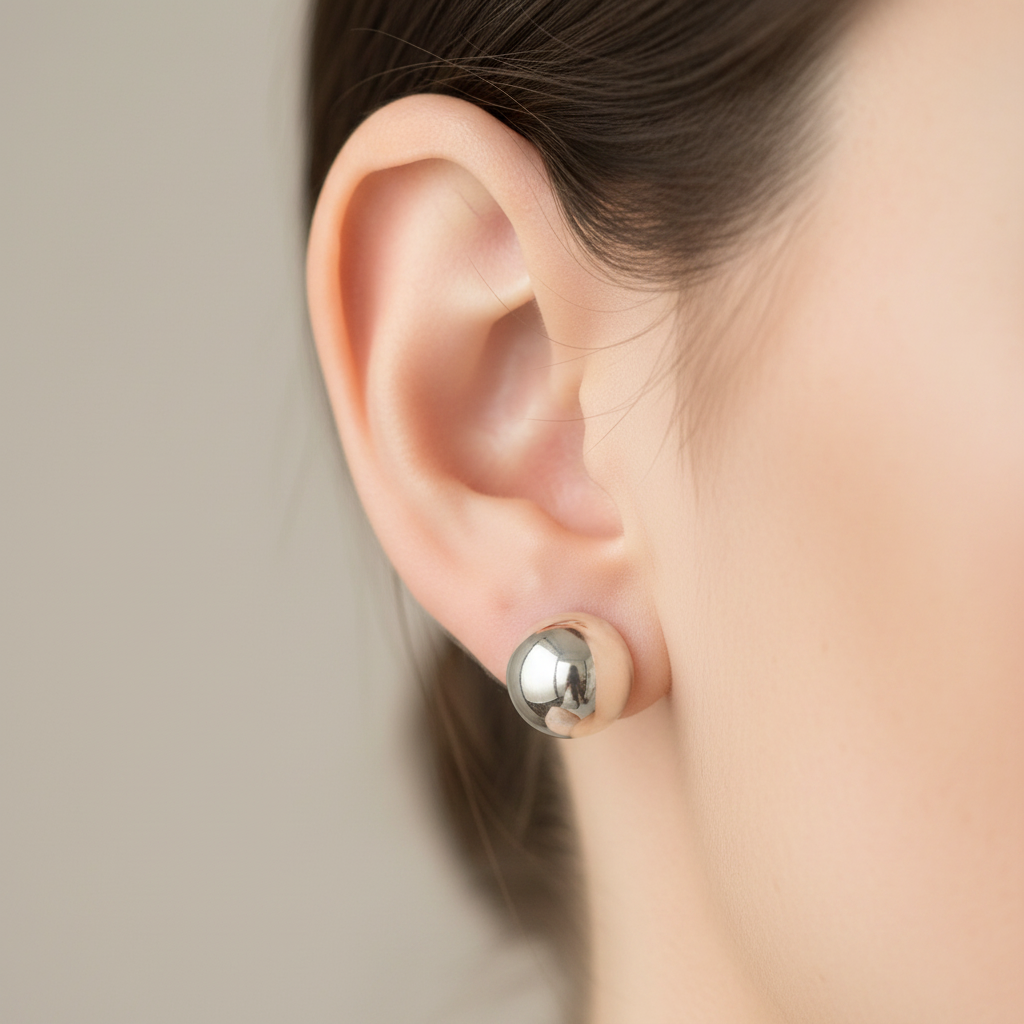Simply Silver Earring 16mm