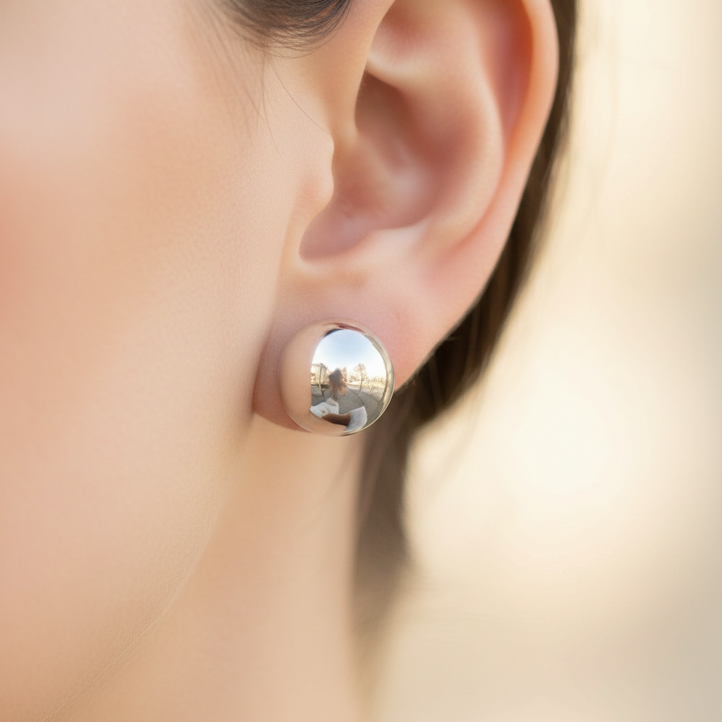 Simply Silver Earring