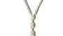 White Cubic Zirconia Silver Necklace.