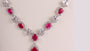 Ruby Cubic Zirconia Necklace