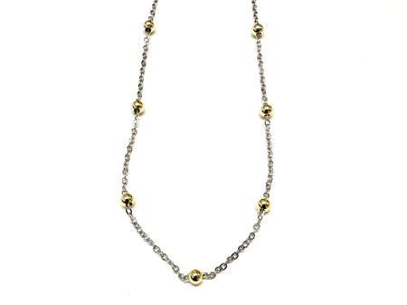 Simply Silver Yellow Plated Necklace.