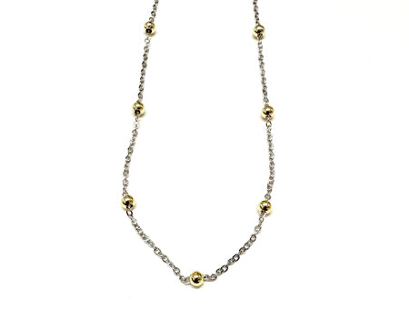 Simply Silver Yellow Plated Necklace.