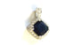 Sapphire Cubic Zirconia Pendant.