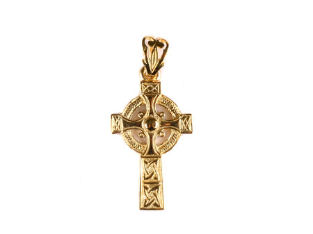 9 Ct Yellow Gold Celtic  Cross
