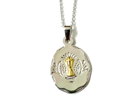Holy Communion Medal Chained and Boxed