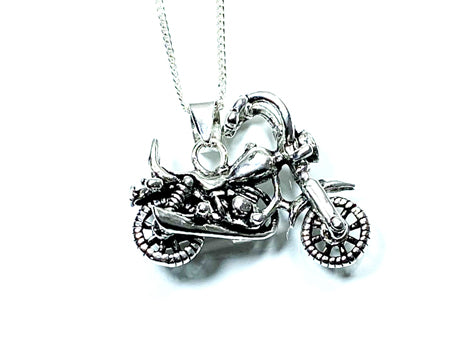 Silver Bike Pendant