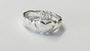 Silver Claddagh Ring with a Celtic Knot design