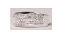 Celtic Trinity Knot Silver Ring with White Cubic Zirconia Stones