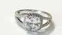 9ct White Gold Cubic Zirconia Ring