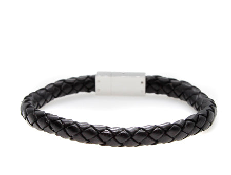 Leather Stainless Steel Bracelet