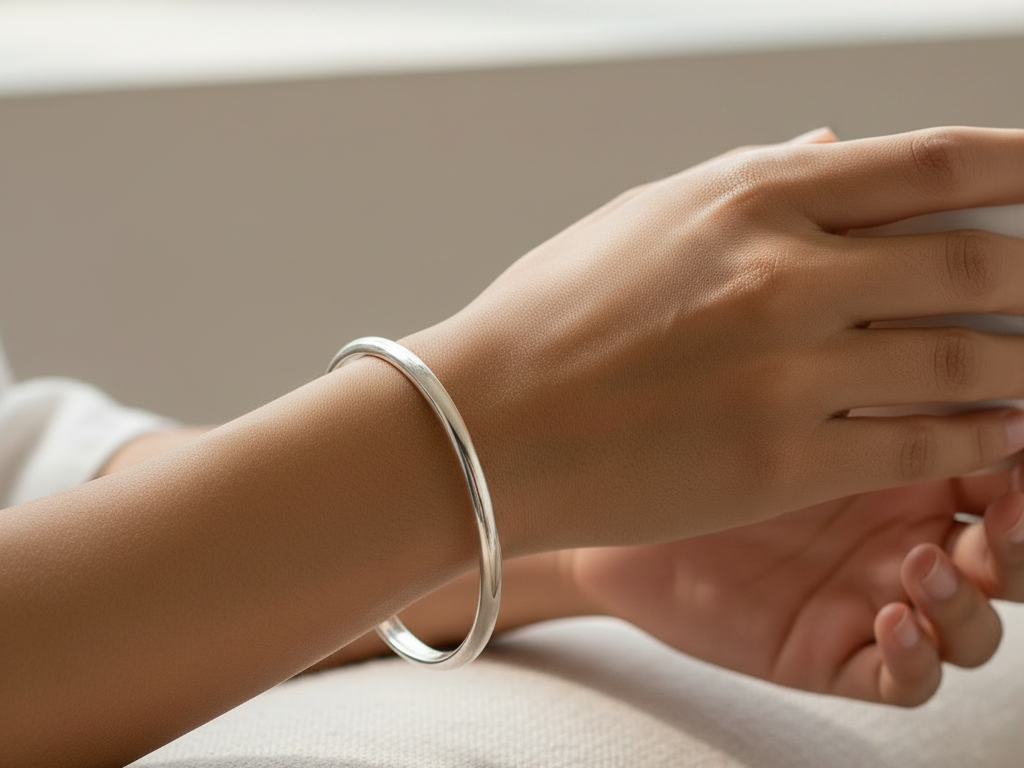 Simply Silver Bangle 3mm