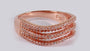 Silver with Rose Gold Plate Ring