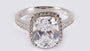 A White Cubic Zirconia Ring