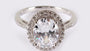 A White Cubic Zirconia Ring