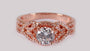 Silver with Rose Gold Plate Ring