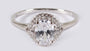 A White Cubic Zirconia Ring