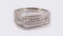 A White Cubic Zirconia Ring