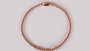 Silver with Rose Gold Plate  Bracelet