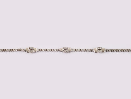 A White Cubic Zirconia Bracelet