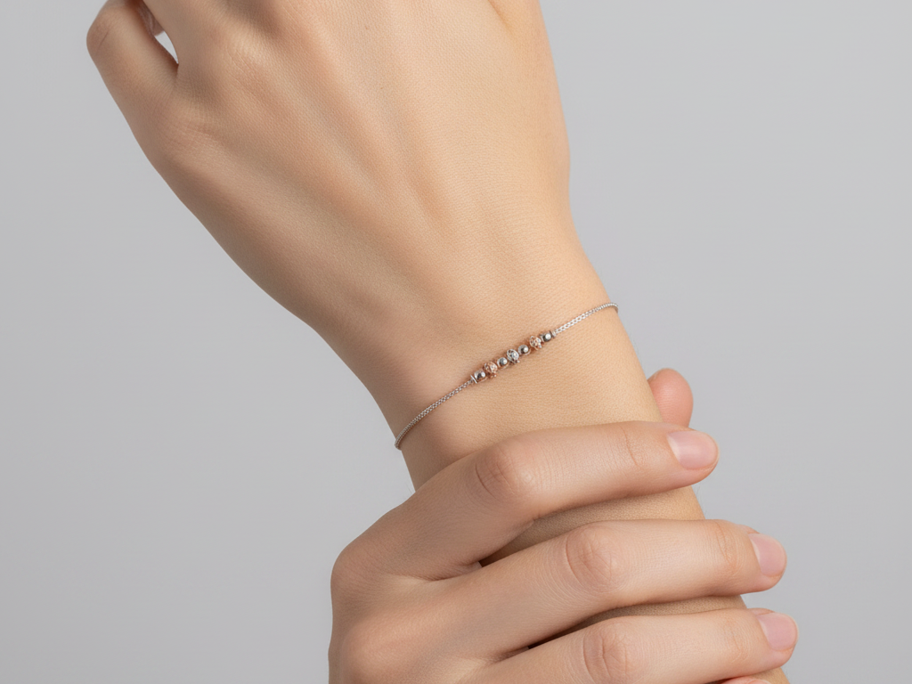 Silver with Multi Plate Bracelet