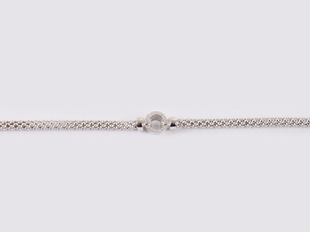 A White Cubic Zirconia Bracelet