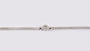 A White Cubic Zirconia Bracelet