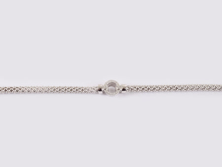 A White Cubic Zirconia Bracelet