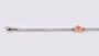 Silver with Rose Gold Plate  Bracelet