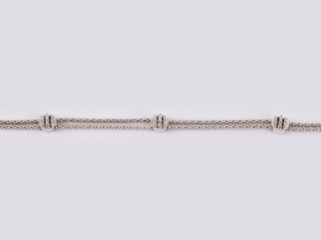 A White Cubic Zirconia Bracelet