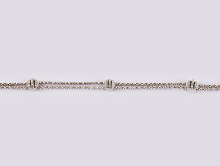 A White Cubic Zirconia Bracelet