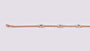 Silver with Rose Gold Plate  Bracelet