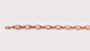 Silver with Rose Gold Plate  Bracelet